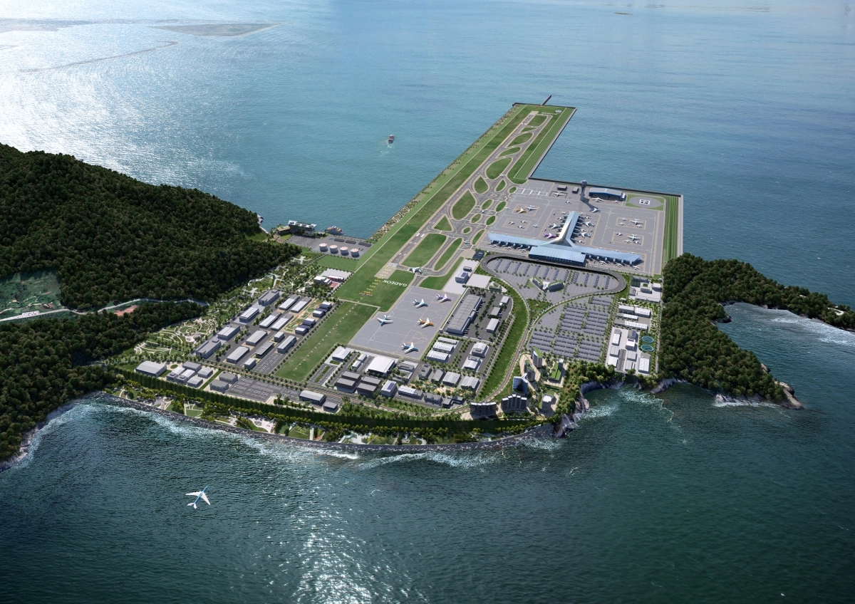 부산 가덕도 신공항 조감도. 부산시 제공