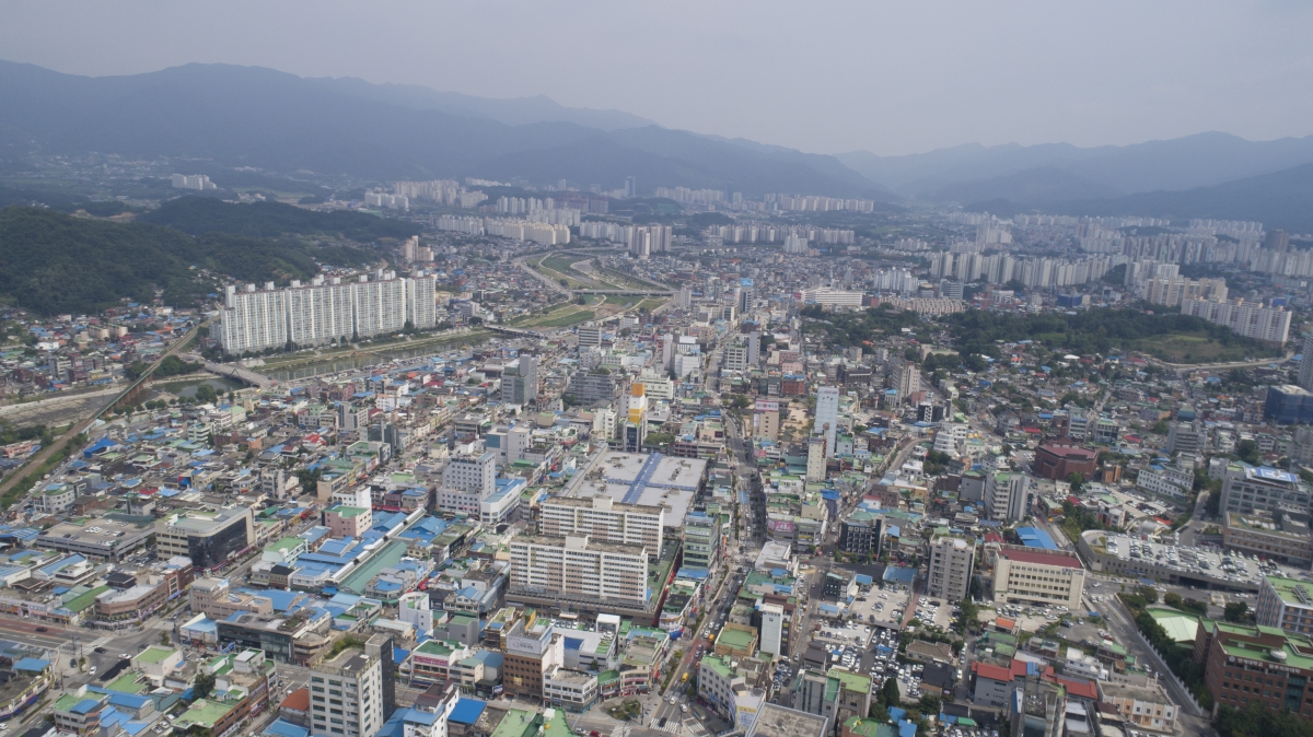강원 원주 시내 전경. 서울신문 DB