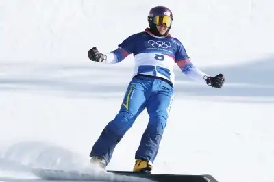 스노보드 김상겸, 평행대회전 결승행…한국 첫 메달 확보