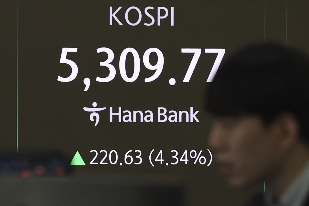 코스피, 4%대 급등 출발