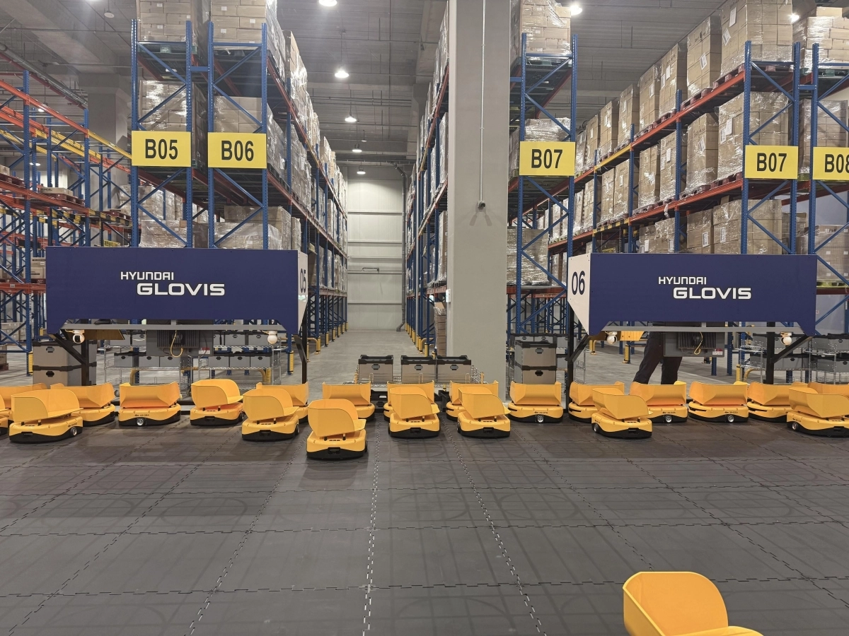 현대글로비스 자동화 물류센터 내부 모습. 현대글로비스 제공