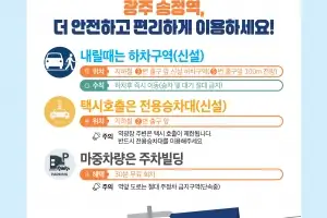 ‘상습 혼잡’ 광주송정역 승강장, 승·하차 구간 분리