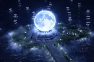 강릉에 뜨는 지름 10m ‘LED 달’…매일밤 미디어아트쇼