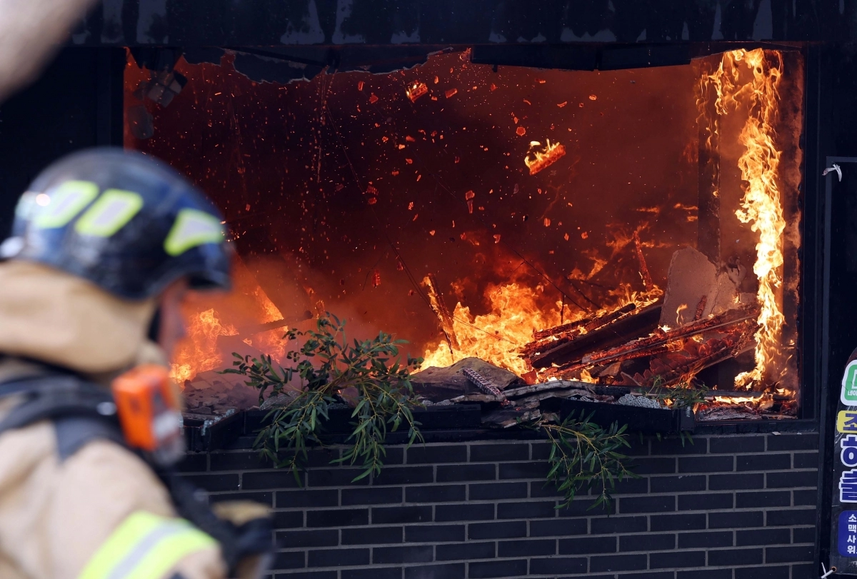 대구 도심 상가서 화재