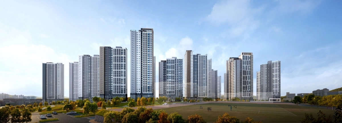 포레나더샵 인천시청역 투시도. 한화 건설부문 제공