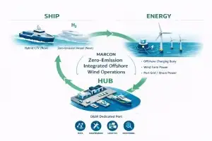 말콘, 국내 첫 친환경 해상풍력 지원선 건조 착수… 글로벌 시장 공략 가속화