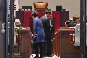 합당 논의 관련 민주당 비공개 의총