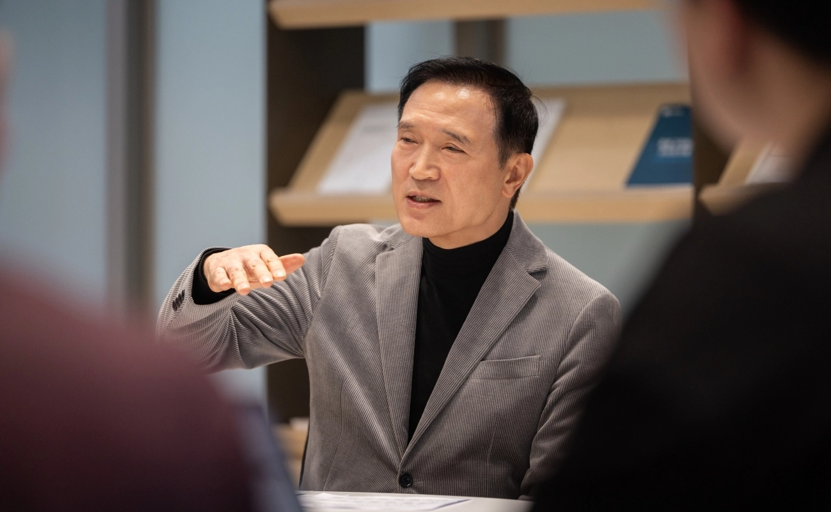 임태희 경기도교육감이 10일 교육청에서 기자간담회를 진행하고 있다. (경기도교육청 제공)