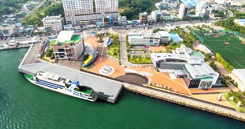 울산태화호 전용 계류장. 울산시 제공