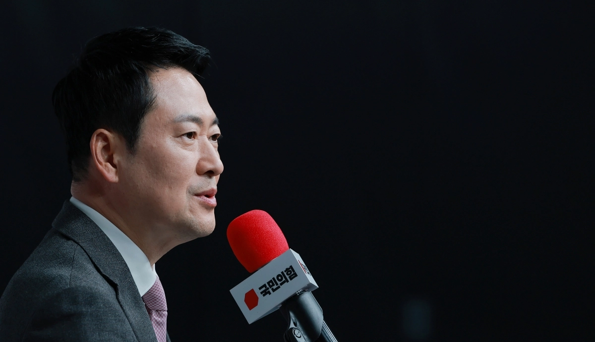 국민의힘 여성 정책 공모전 시상식 인사말하는 장동혁 대표