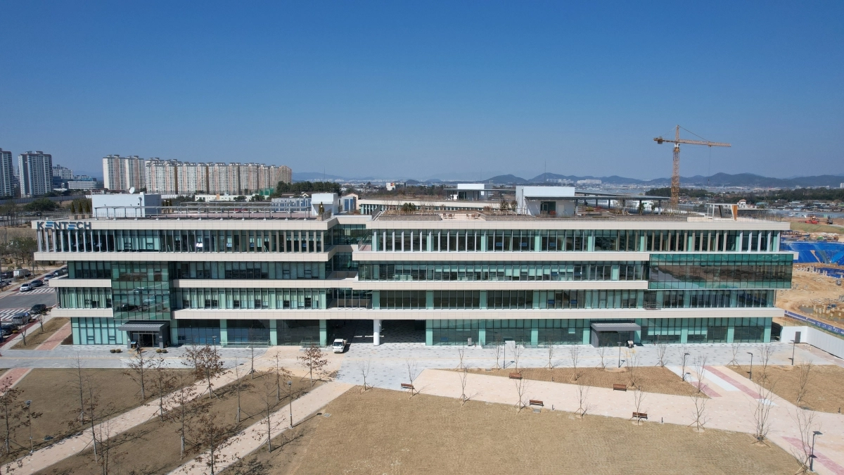 나주 광주전남공동혁신도시에 들어선 한국에너지공대 전경.