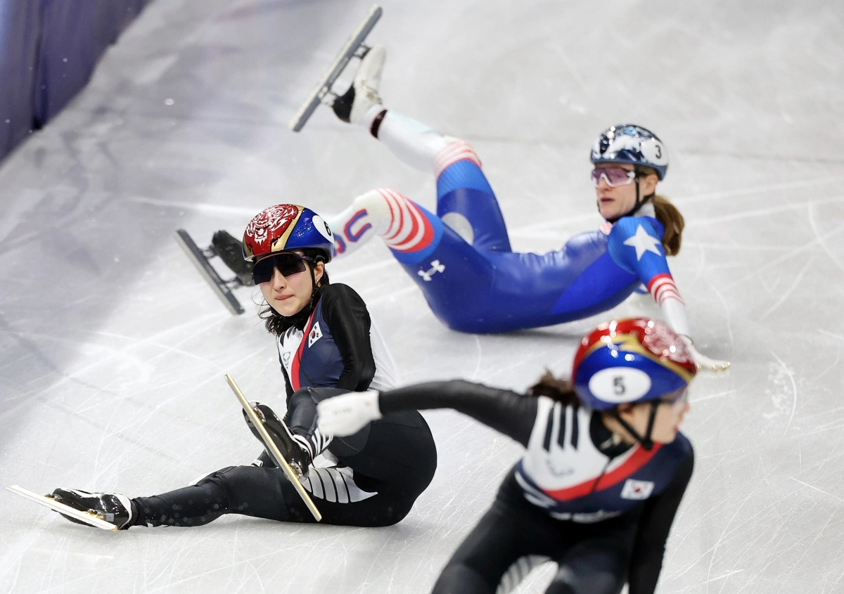 고통스러워하는 김길리
