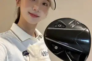 KLPGA 신인 양효리, 스릭슨 최초로 풀라인 지원 여자 선수