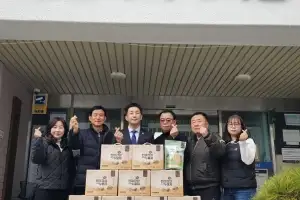 김진남 도의원, 설 소외계층 어르신께 누룽지 전달 온정 나눔