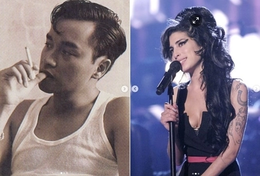 故 장국영과 故  에이미 와인하우스. 정은우 인스타그램 캡처