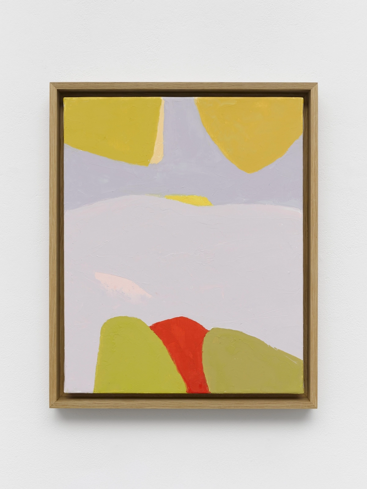 에텔 아드난의 2018년 작 ‘무제’. 아드난은 미국 캘리포니아주에 있는 타말파이스산의 실루엣을 캔버스에 자주 등장시킨다. 화이트 큐브 제공