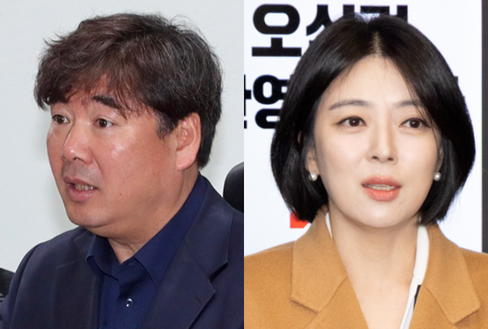 고성국(왼쪽)씨·배현진(오른쪽) 의원. 연합뉴스·뉴스1