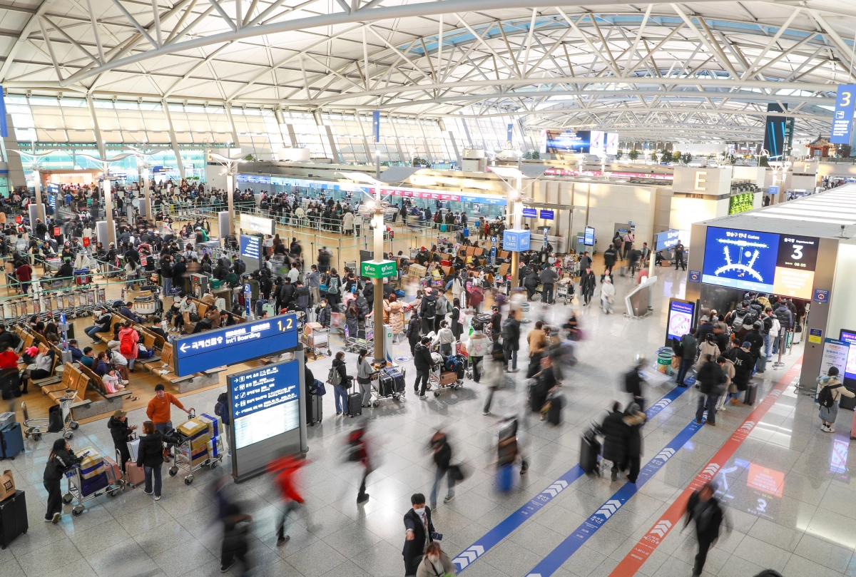 인천국제공항 실내. 인천공항공사 제공