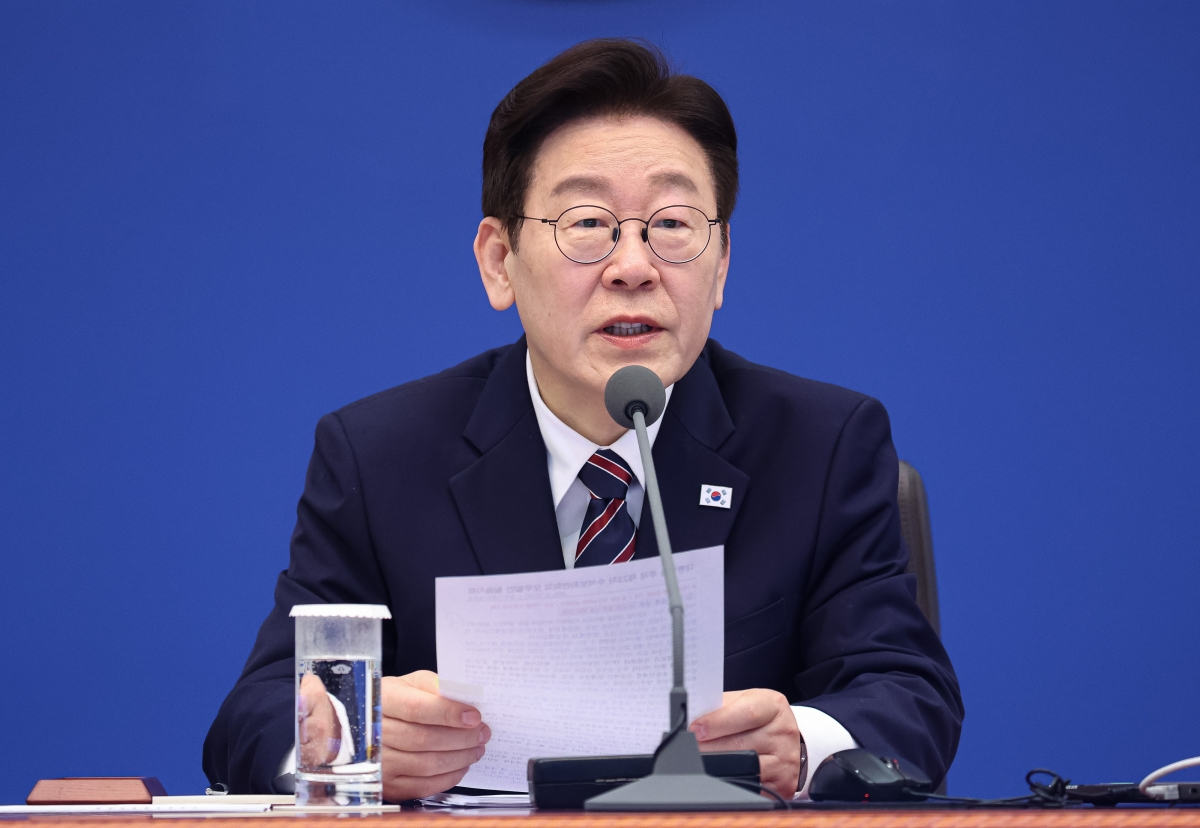 이재명 대통령, 수석보좌관회의 발언