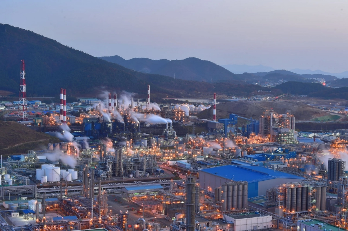 여수산단 전경.