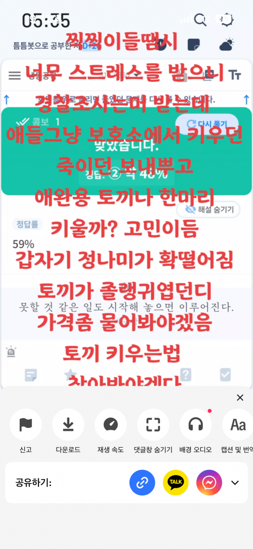 피학대동물 격리 조치 이후 동물 학대 남성이 소셜미디어(SNS)에 올린 글 캡처. 동물자유연대 제공
