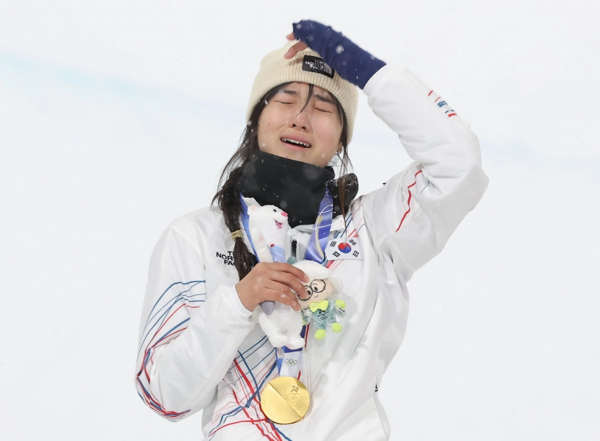 최가온, 눈물의 금메달