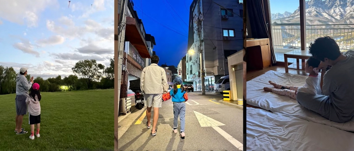 최정윤의 딸과 남편의 모습. 유튜브 ‘최정윤’