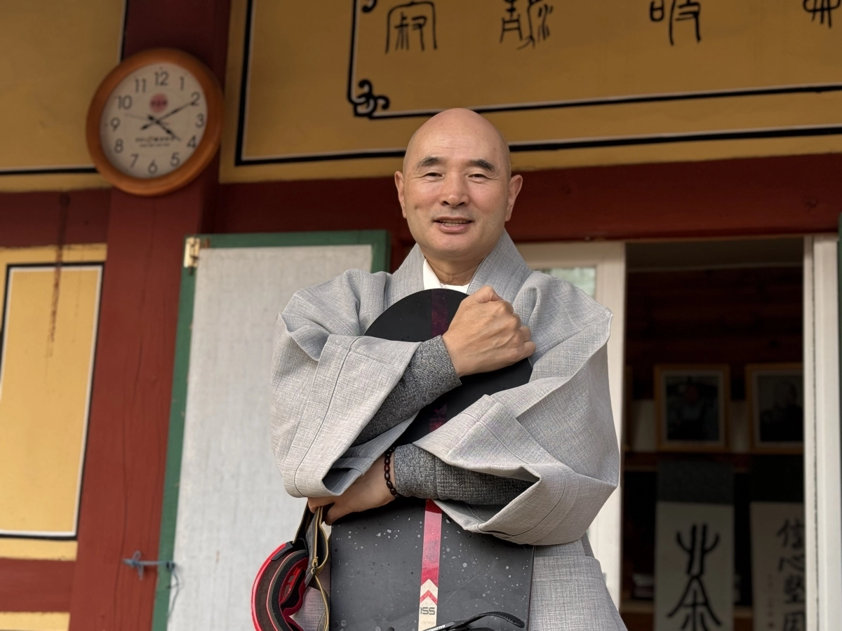 ‘스노보드 대부’ 호산스님