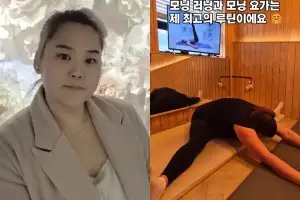 thumbnail - ‘69kg 감량’ 박수지, 운동 일상…“이렇게 유연할 줄이야”