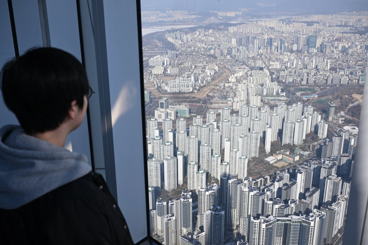 3일 서울 송파구 서울스카이 전망대에서 바라본 서울 시내 아파트. 2026.2.3 이지훈 기자