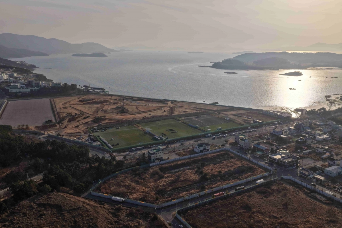 여수세계섬박람회장 전경.