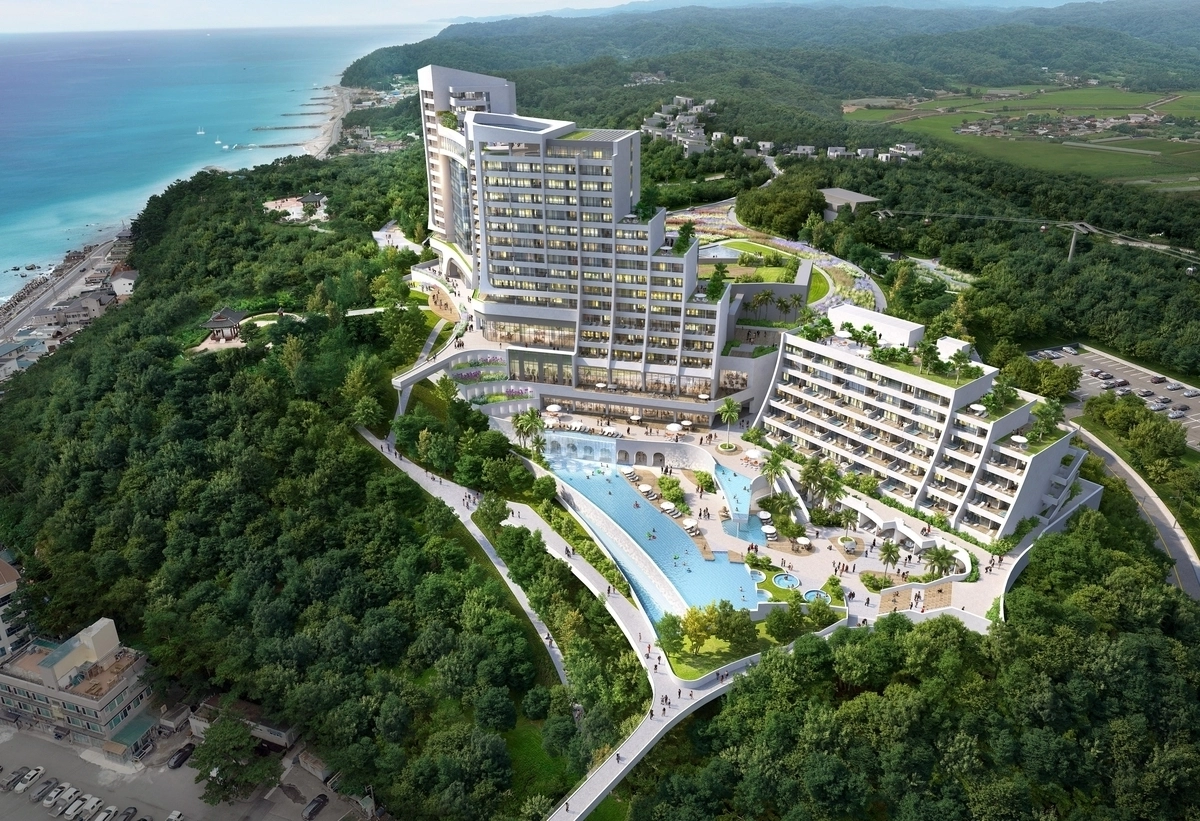 울진 오션리조트 조감도. 울진군 제공