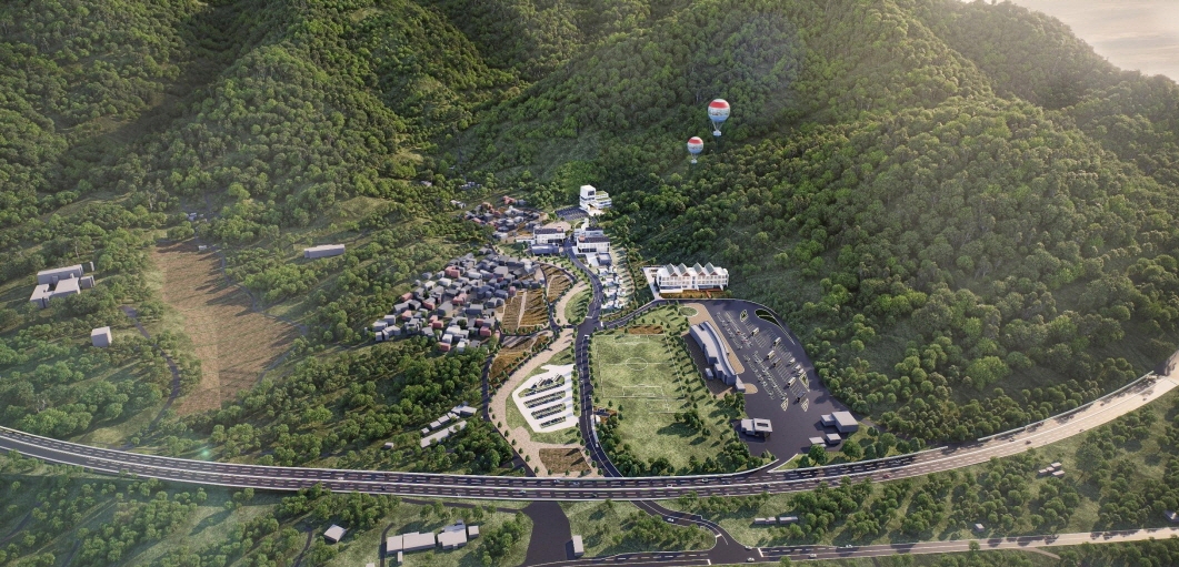 보은군 구병산관광지 관광숙박시설 및 부대시설 조성 사업 조감도. 보은군 제공