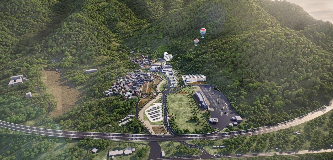 보은군 구병산관광지 관광숙박시설 및 부대시설 조성 사업 조감도. 보은군 제공