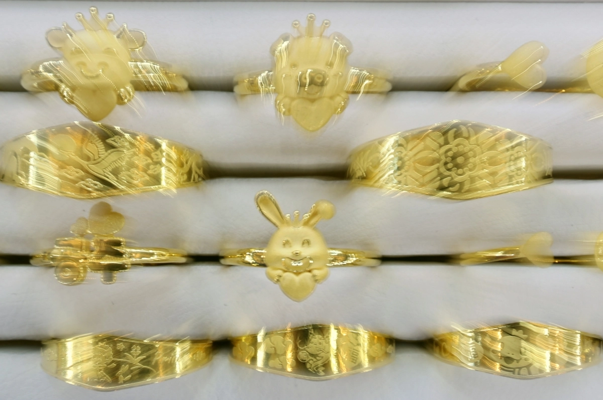 서울의 한 금은방에 금상품이 진열돼 있다. 2026.2.3 뉴스1