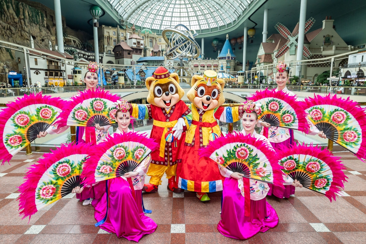 롯데월드 설 특별 이벤트. 롯데월드 제공.