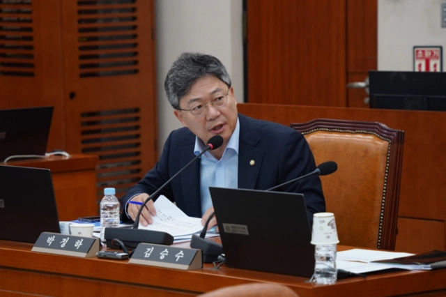 국민의힘 박정하 국회의원이 지난해 10월 16일 국회에서 열린 국가유산청 국정감사에서 질의를 하고 있다. 의원실 제공