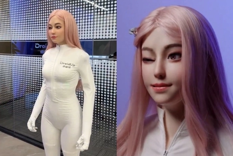 중국 로봇 회사 드로이드업(DroidUp)의 휴머노이드 로봇 모야(Moya). 엑스(X) 캡처