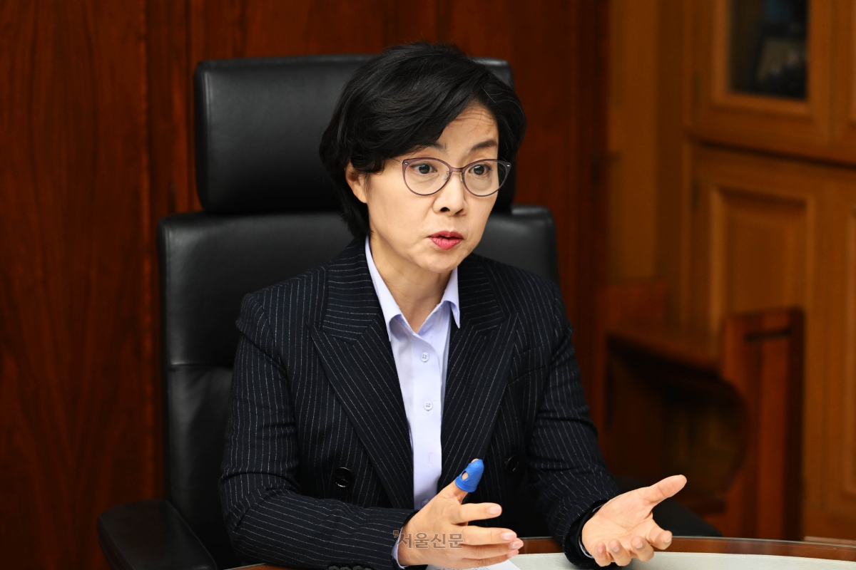 서울 서초구 대법원 이숙연 대법관 사법부 인공지능위원회 인터뷰.  홍윤기 기자