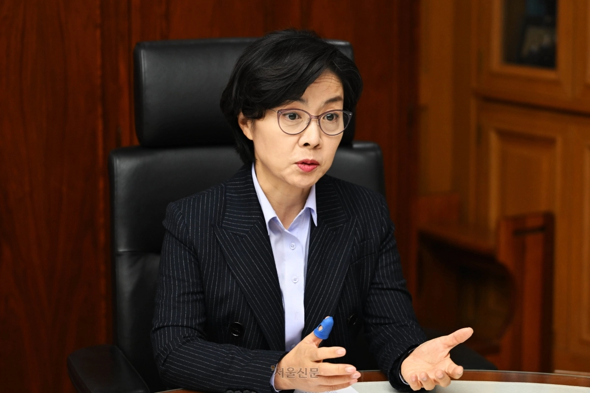 서울 서초구 대법원 이숙연 대법관 사법부 인공지능위원회 인터뷰.  홍윤기 기자