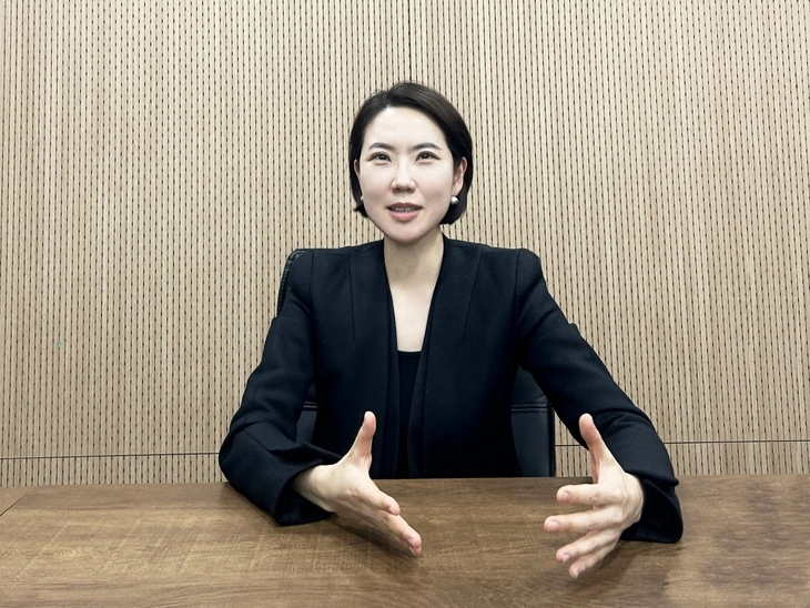 임지영 모던구루 대표가 18일 서울신문과 인터뷰하고 있다.  이민영 기자