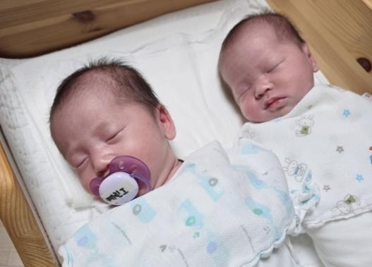 건강히 출산한 쌍둥이. 부천소방서 제공