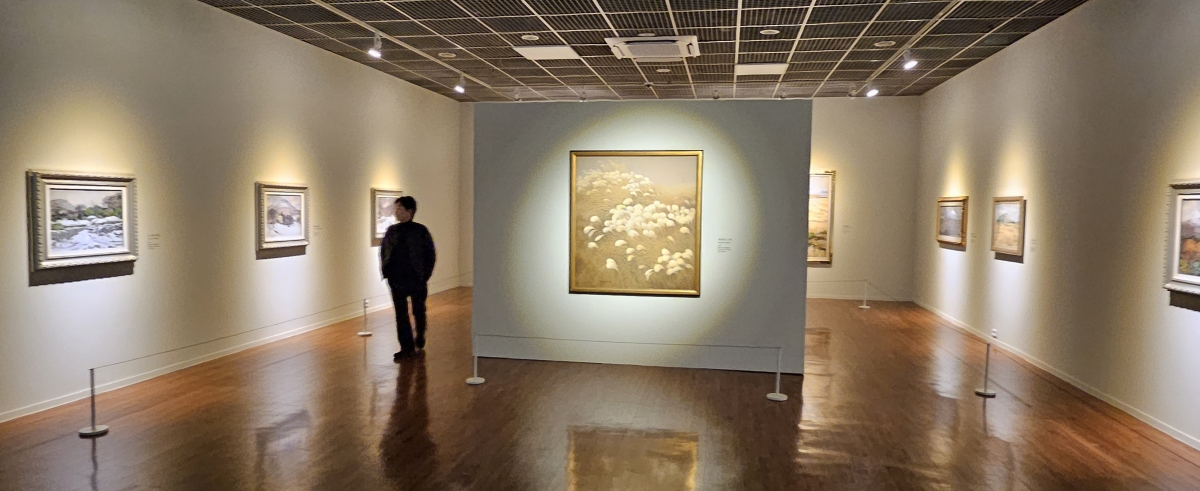 제주현대미술관 분관에서 열리고 있는 ‘박광진: 기다린 계절’ 상설전. 제주 강동삼 기자