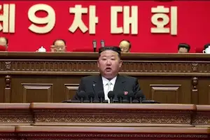 김정은, 당대회 개회사서 한미 언급 없었다