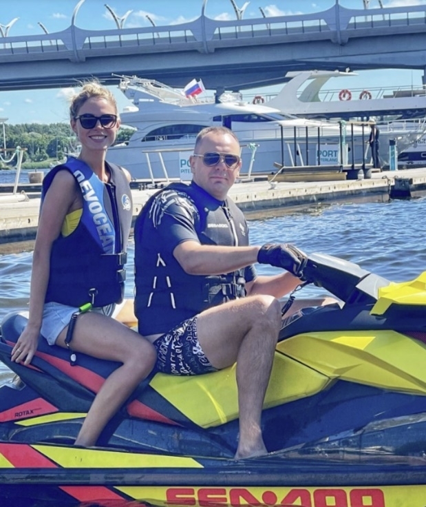 러시아 콘스탄틴 프롤로프 중령과 그의 아내. 프롤로프 SNS 캡처