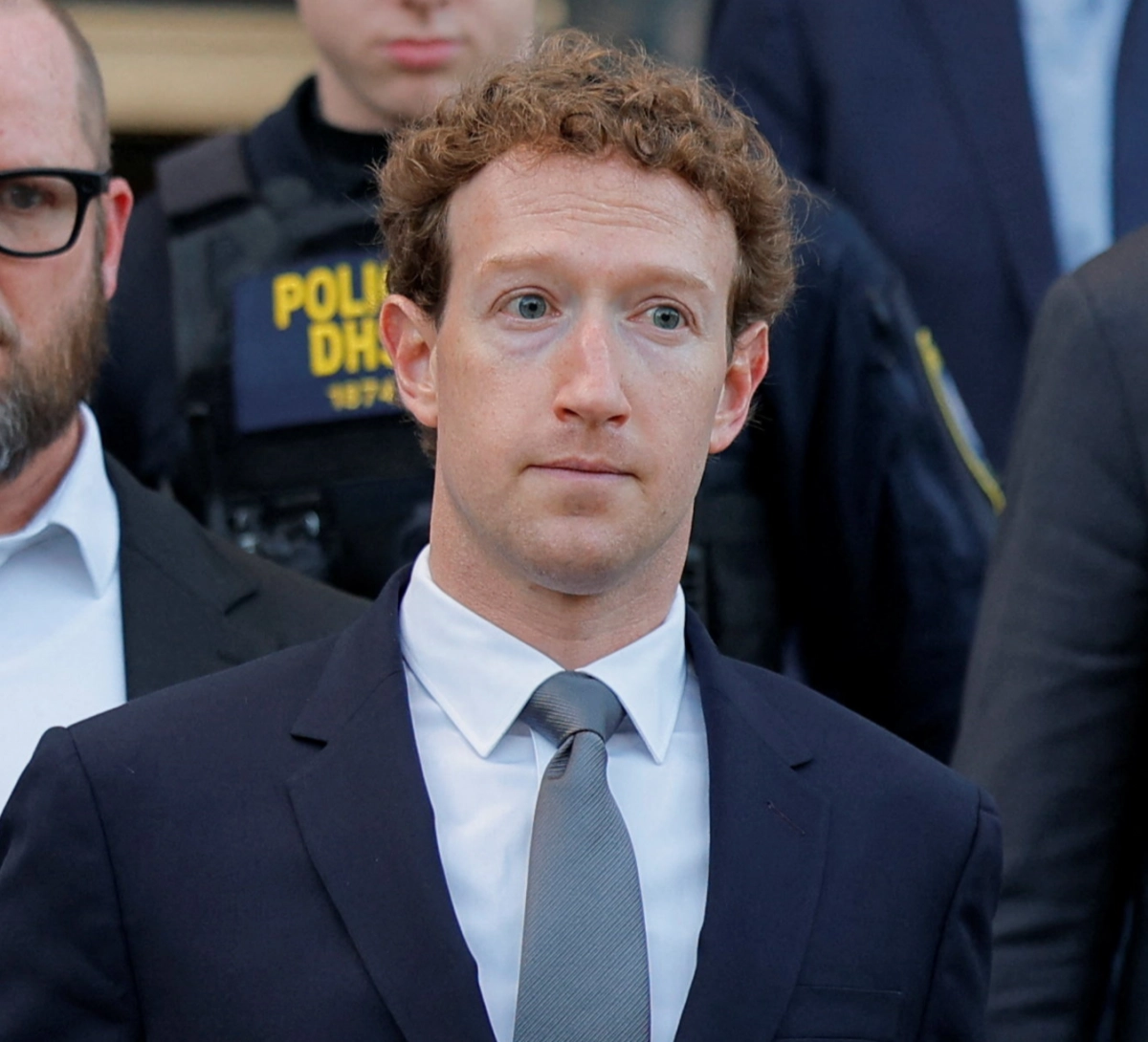 지난 18일(현지시간) 미국 캘리포니아주 로스앤젤레스에서 열린 재판에 증인으로 출석한  메타 플랫폼 CEO 마크 저커버그. 로이터 연합뉴