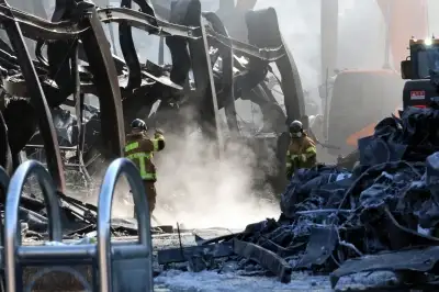 음성 생활용품 공장 화재 수색 종료…카자흐 근로자 끝내 못찾아