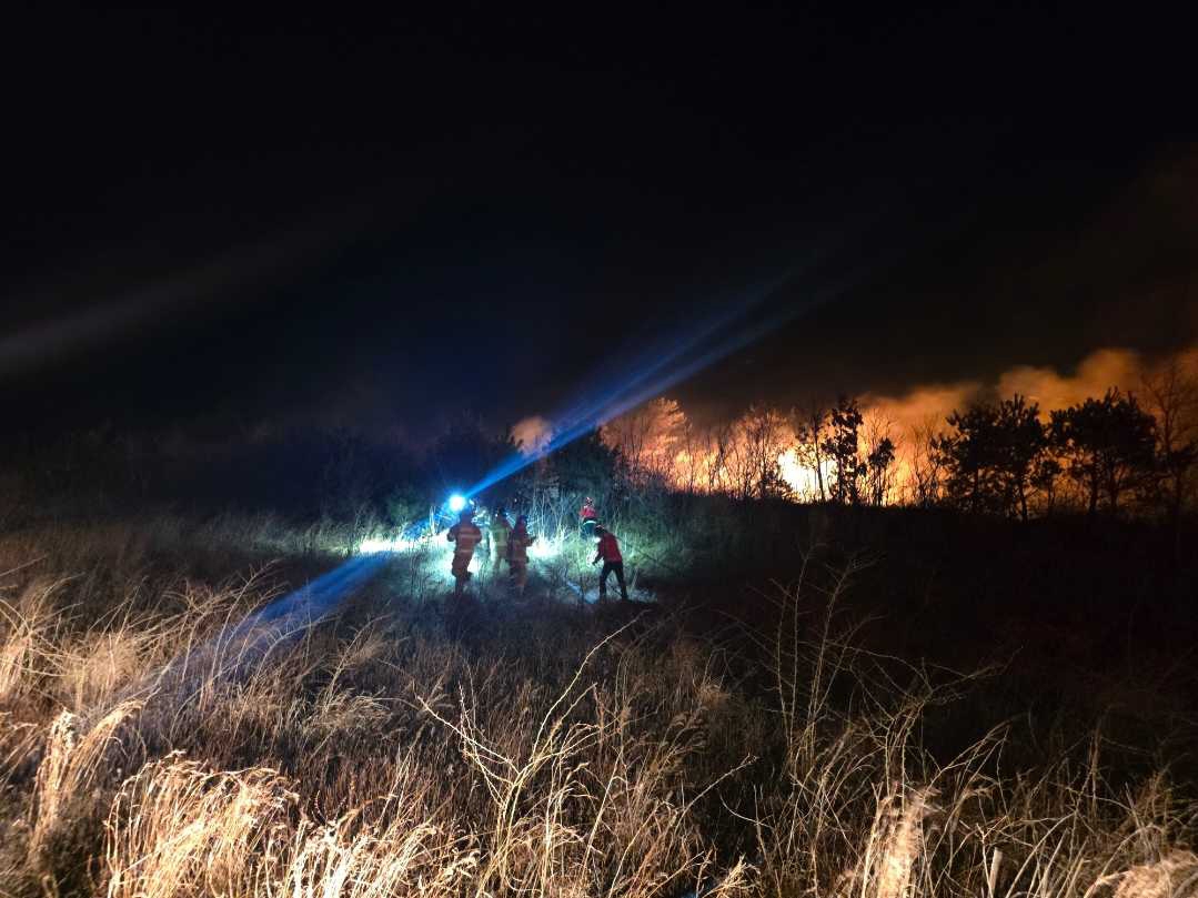 강원 고성군 토성면 인흥리서 산불