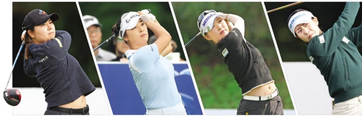 세간의 상식과 달리 최근 5년 동안 한국여자프로골프(KLPGA)투어 상금왕은 예외 없이 드라이버를 잘 쳤고 퍼팅이 아주 뛰어나지는 않았다. 왼쪽부터 홍정민, 윤이나, 이예원, 박민지. KLPGA 제공