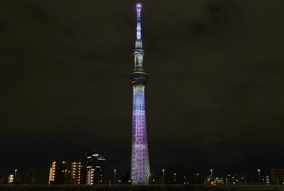일본 도쿄도 스미다구에 위치한 ‘도쿄 스카이트리’. 자료 : 도쿄 스카이트리 공식 엑스